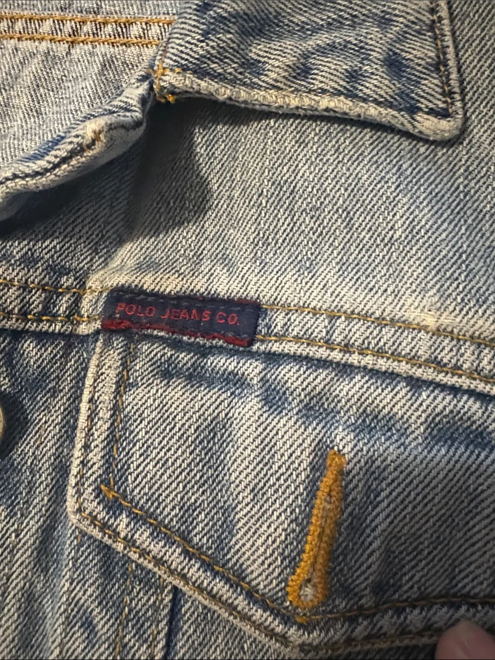 Ralph Lauren Light Blue Denim Jean Jacket - Picture 3 of 9